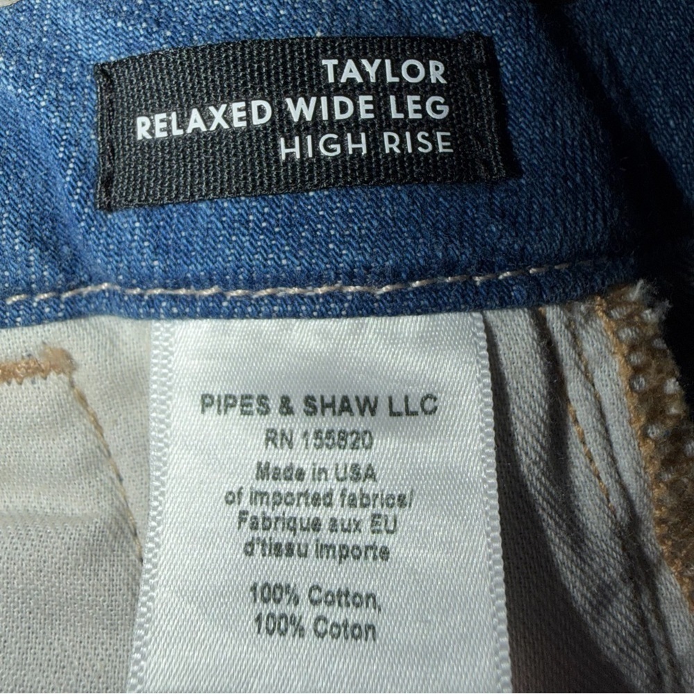 Veronica Beard Belted Taylor Relaxed Wide Leg High Rise Size 26 Never Worn - Picture 7 of 8